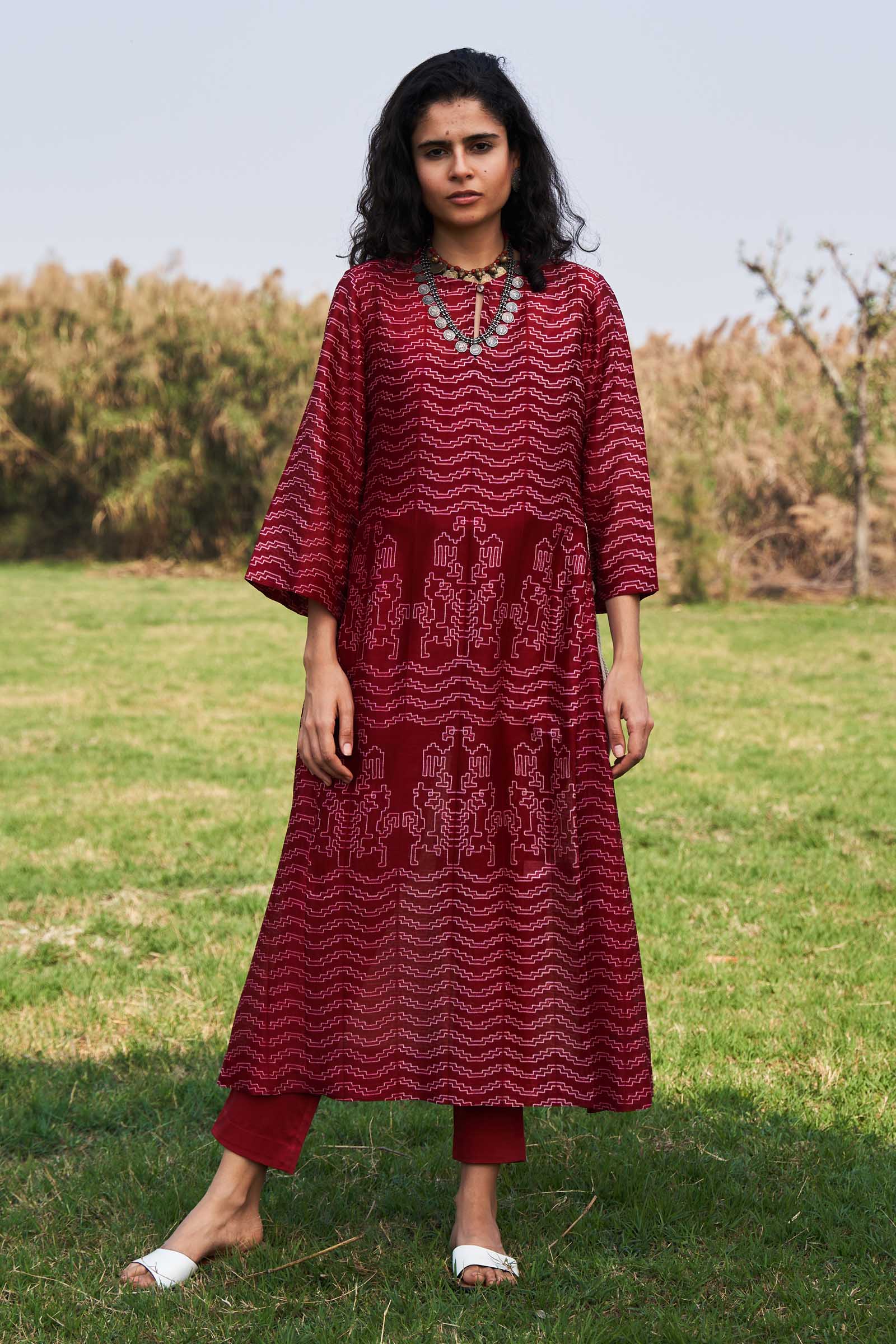 SHIBORI ALINE KAMEEZ