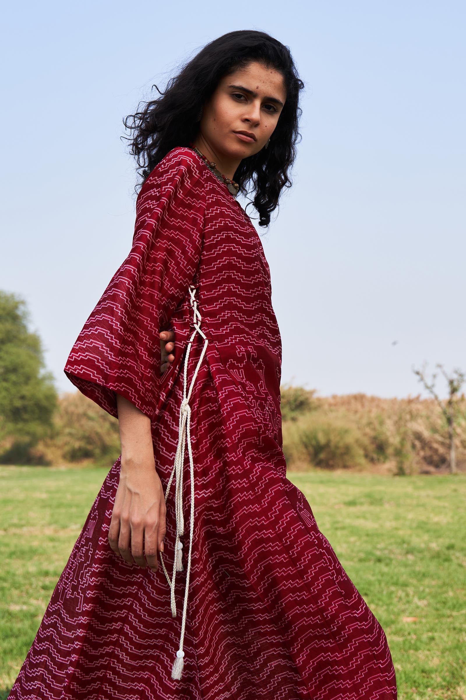 SHIBORI ALINE KAMEEZ