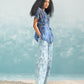 NILE SHIBORI BELTED BLOUSE