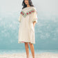 NILE CAPE CUTWORK DRESS