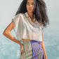 NILE CROP KAFTAN WITH BRALET