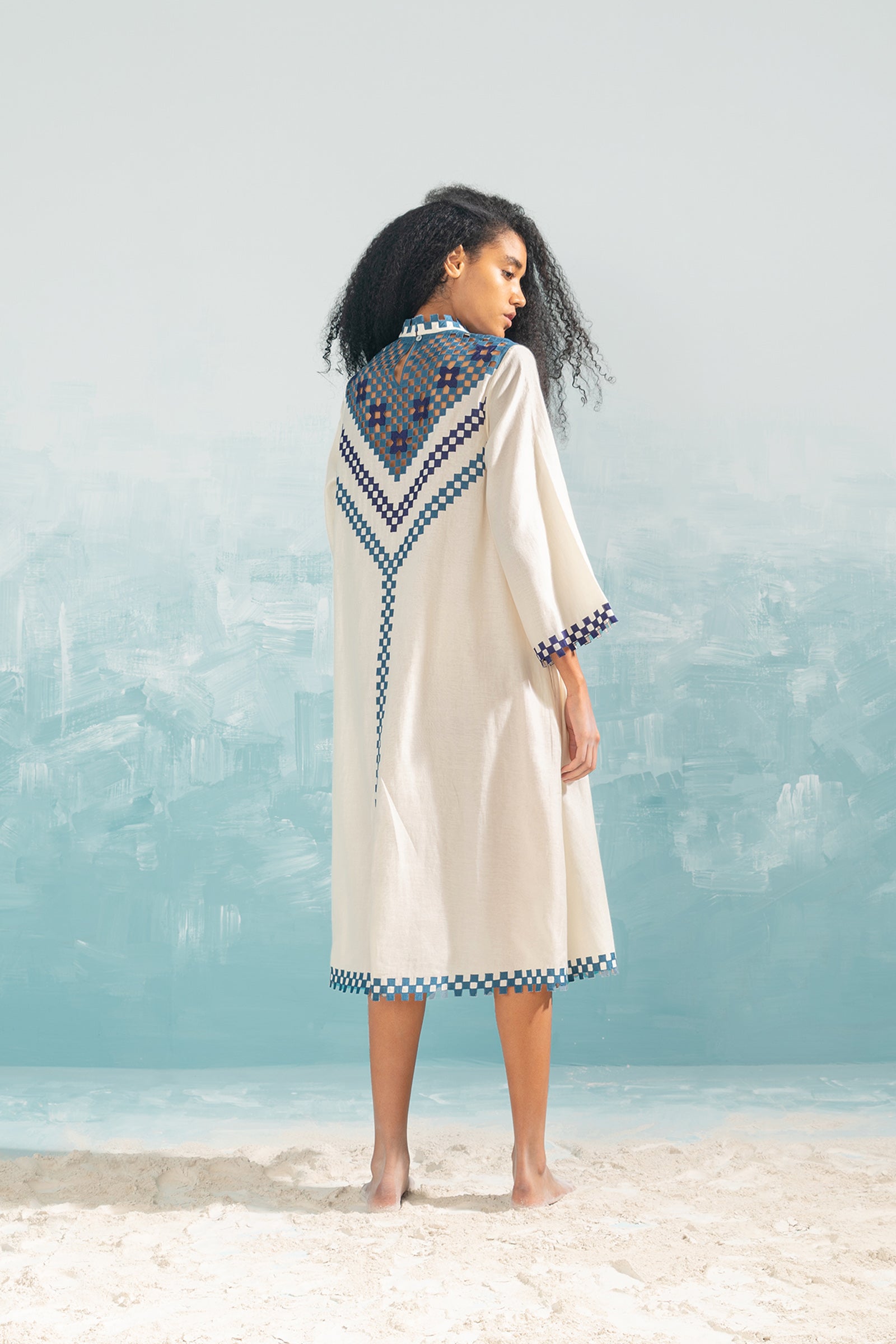 NILE CUTWORK CIRCULAR DRESS