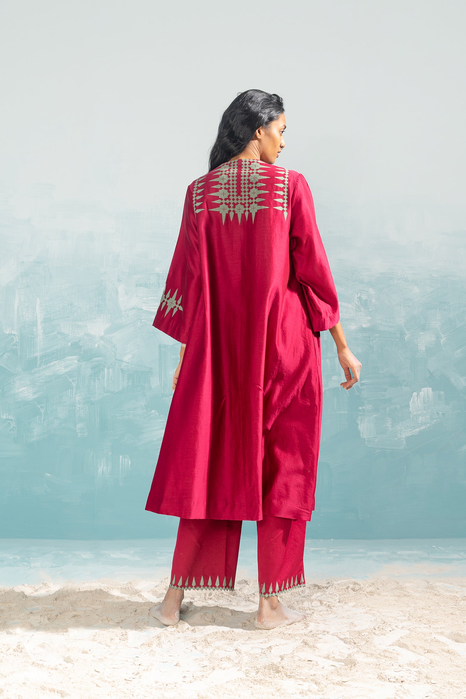 NILE TRIBAL CIRCULAR KAMEEZ