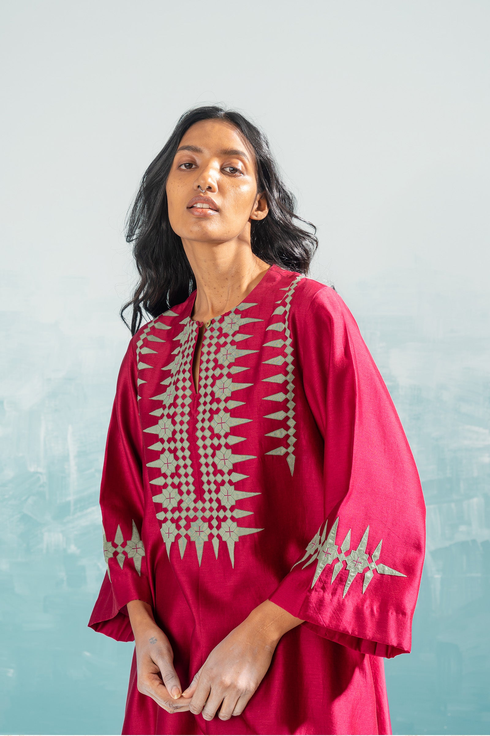 NILE TRIBAL CIRCULAR KAMEEZ