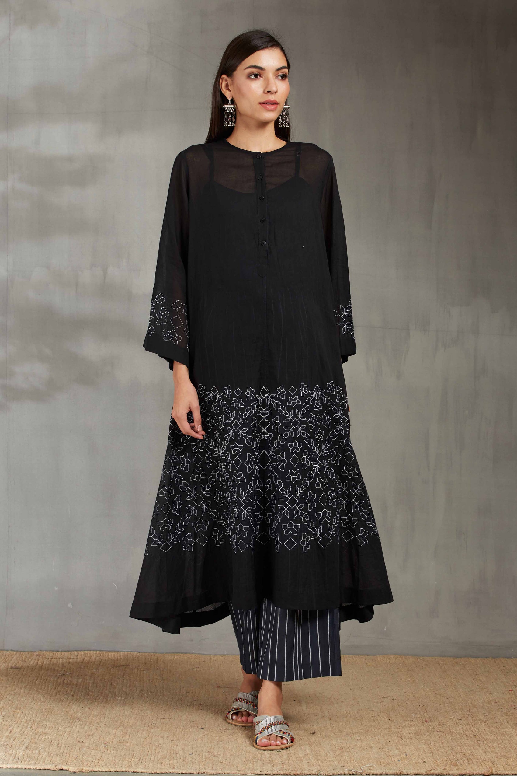 SHIBORI CIRCULAR KAMEEZ