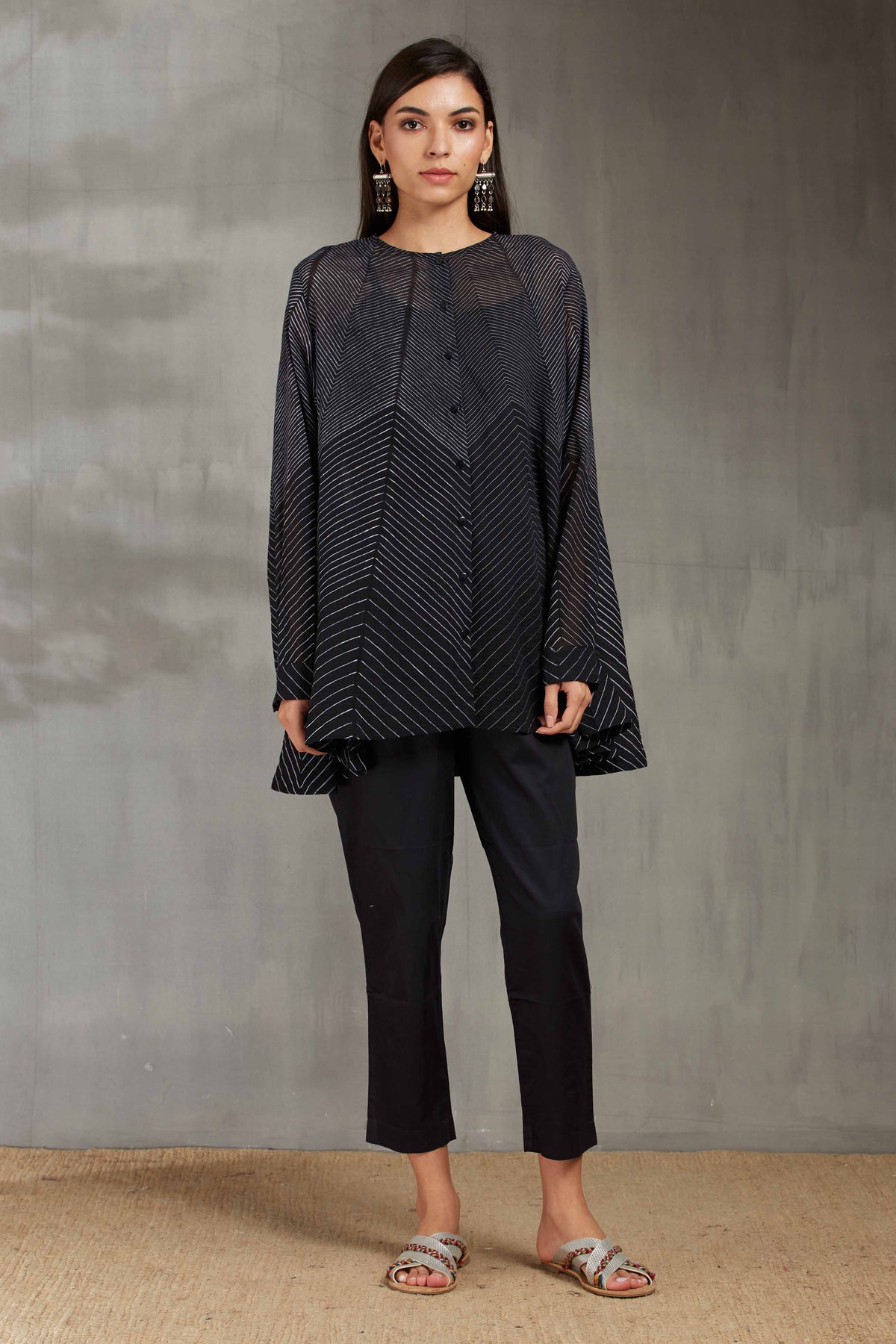 SHIBORI CIRCULAR SHIRT