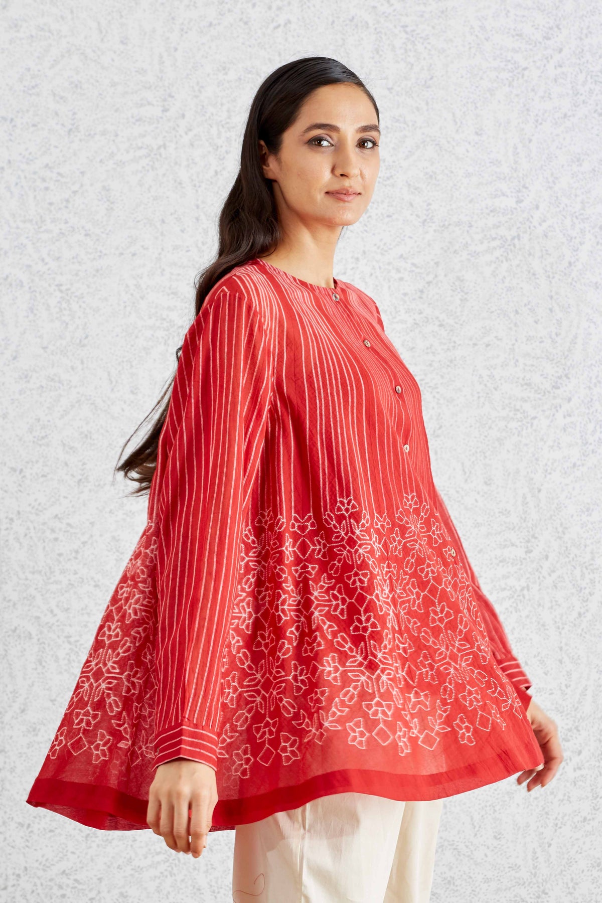 SHIBORI CIRCULAR SHIRT