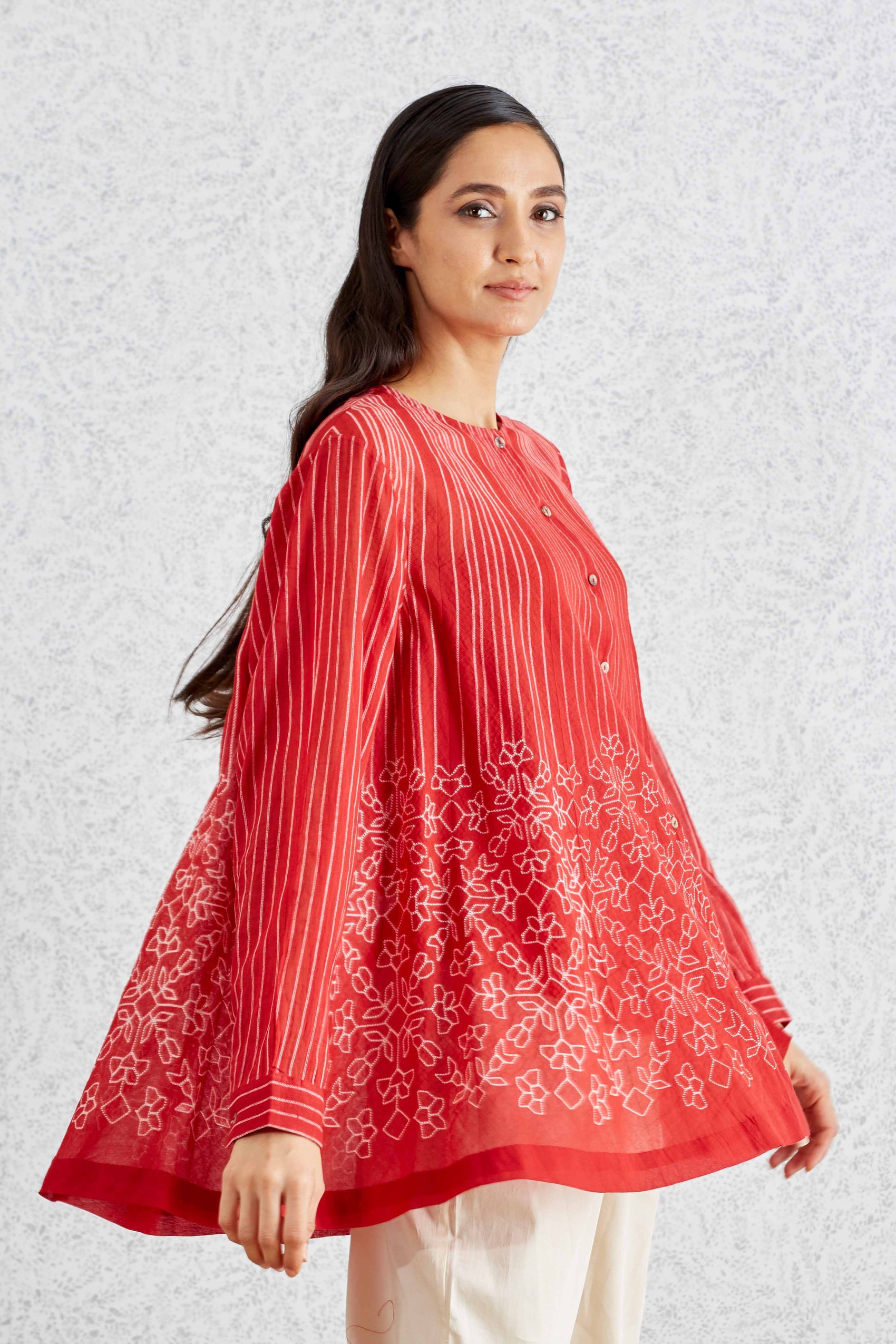 SHIBORI CIRCULAR SHIRT