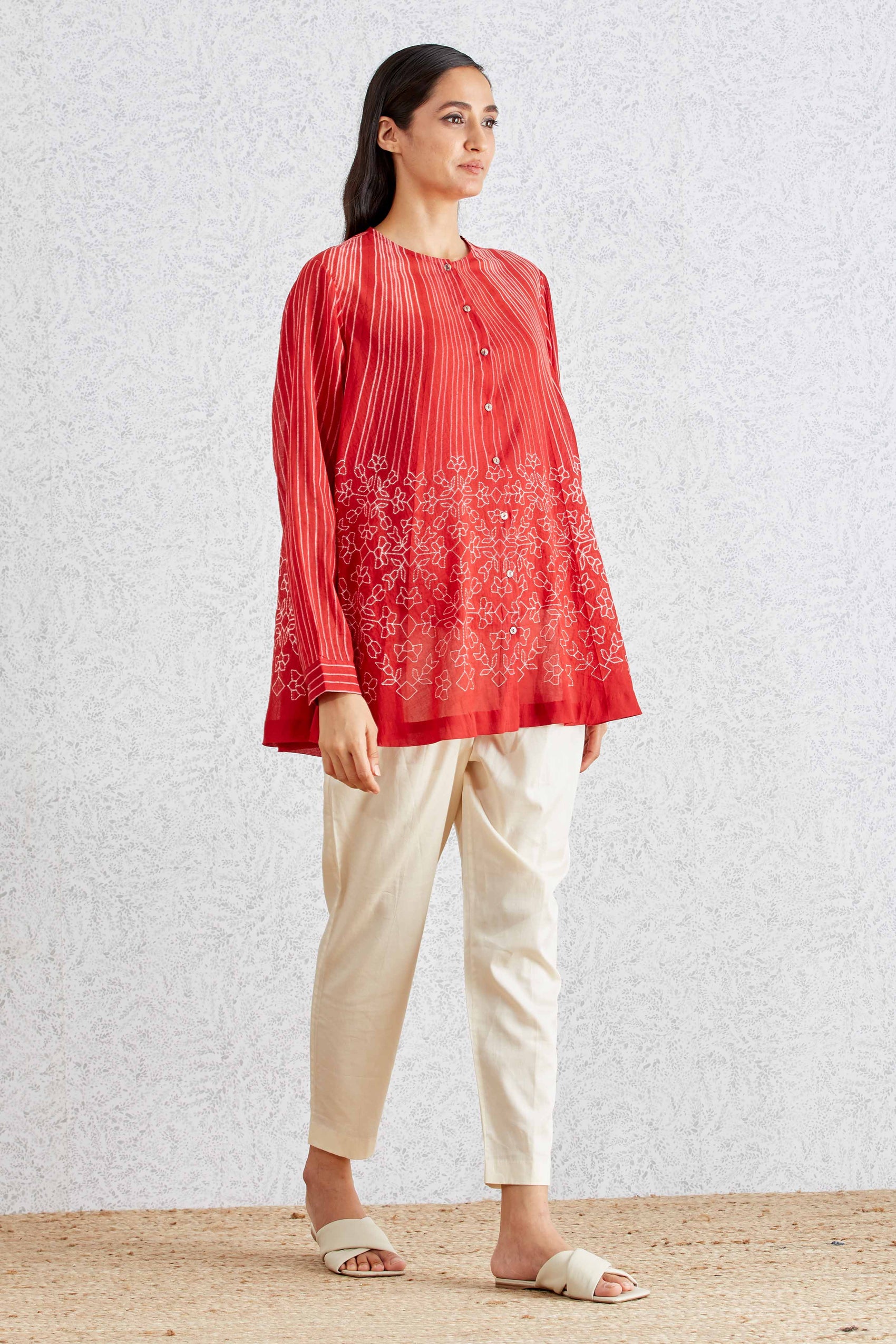 SHIBORI CIRCULAR SHIRT