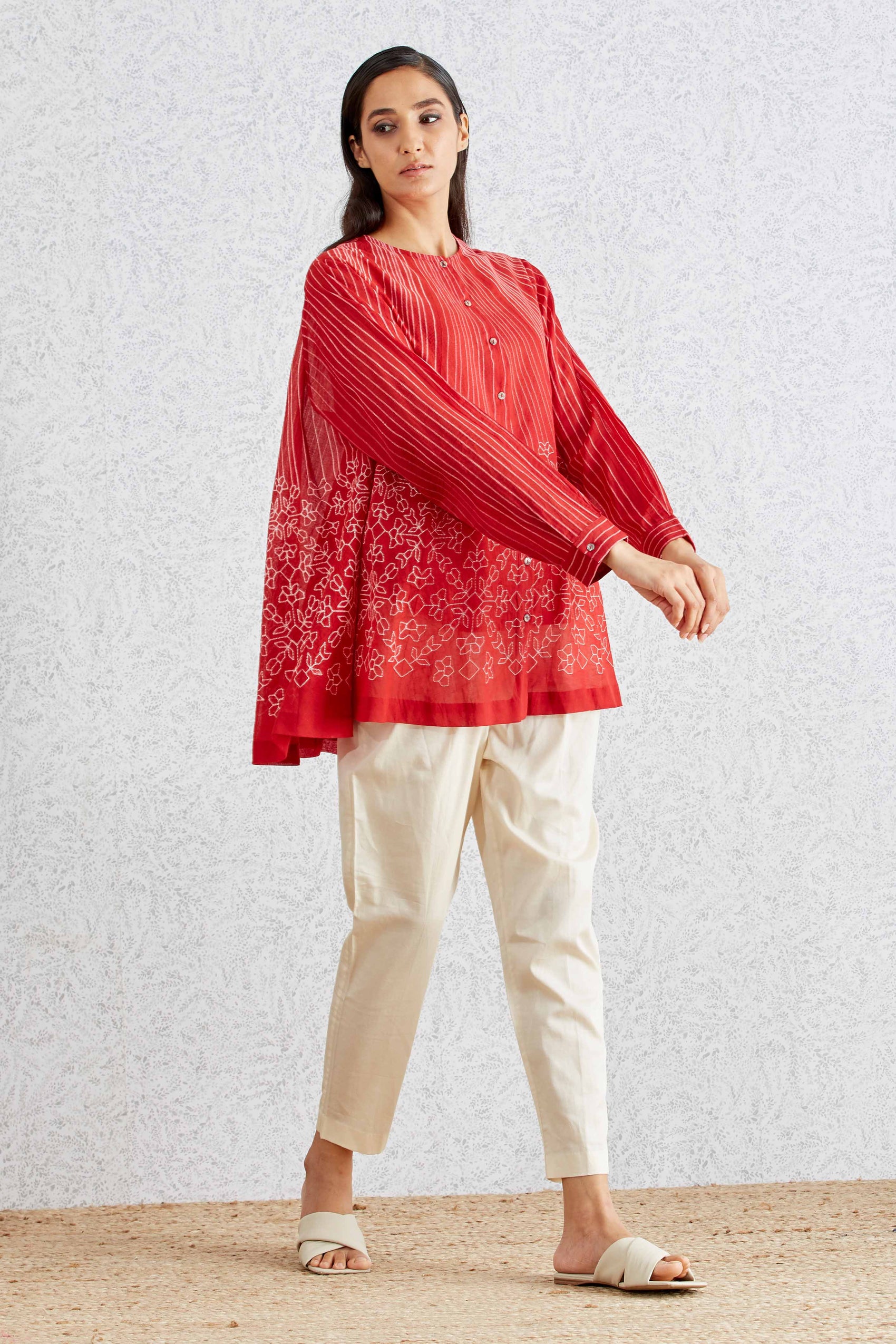 SHIBORI CIRCULAR SHIRT