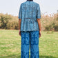 SHIBORI GATHERED BLOUSE