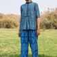 SHIBORI GATHERED BLOUSE