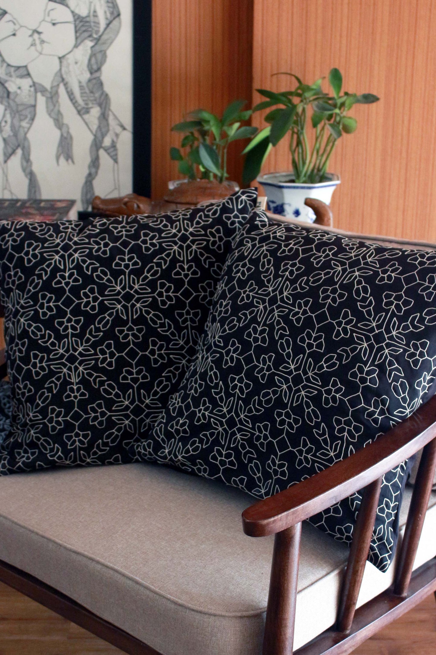 FLORAL JAAL CUSHION