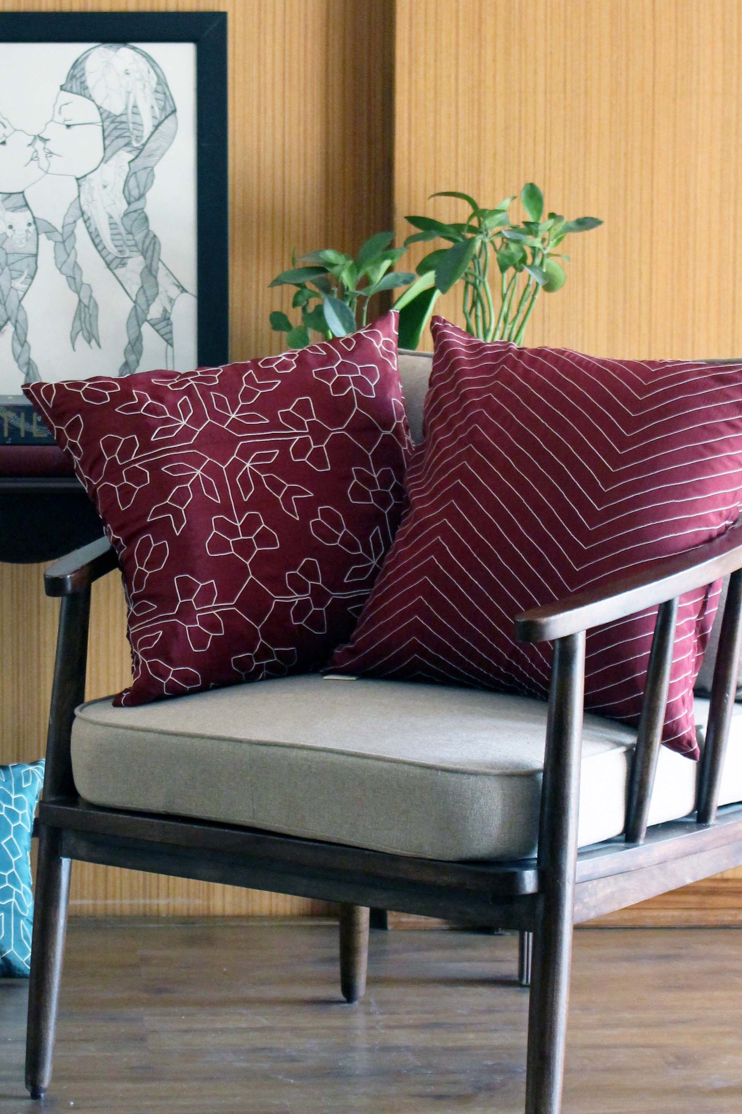 FLORAL JAAL CUSHION