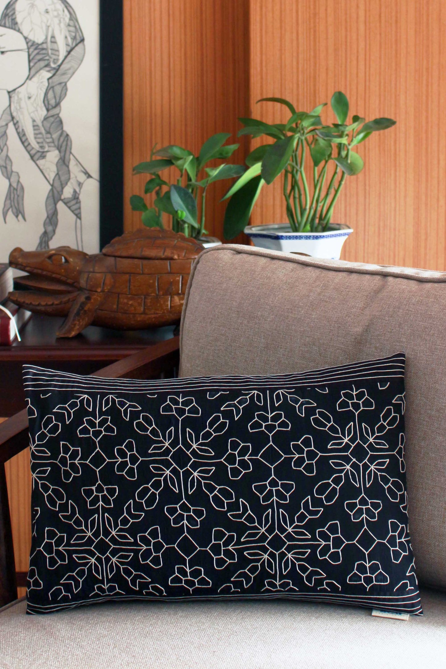 FLORAL JAAL CUSHION