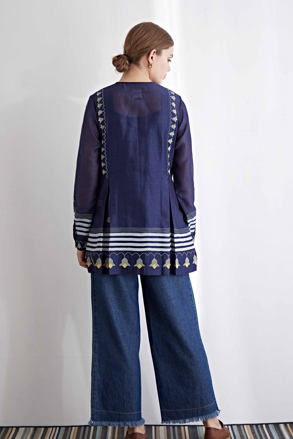 DOUBLE PLEATED SHIRT