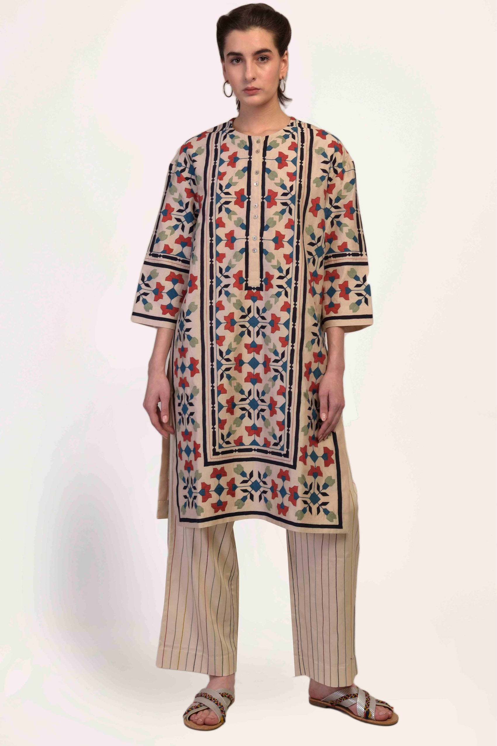 DROP SHOULDER KAMEEZ