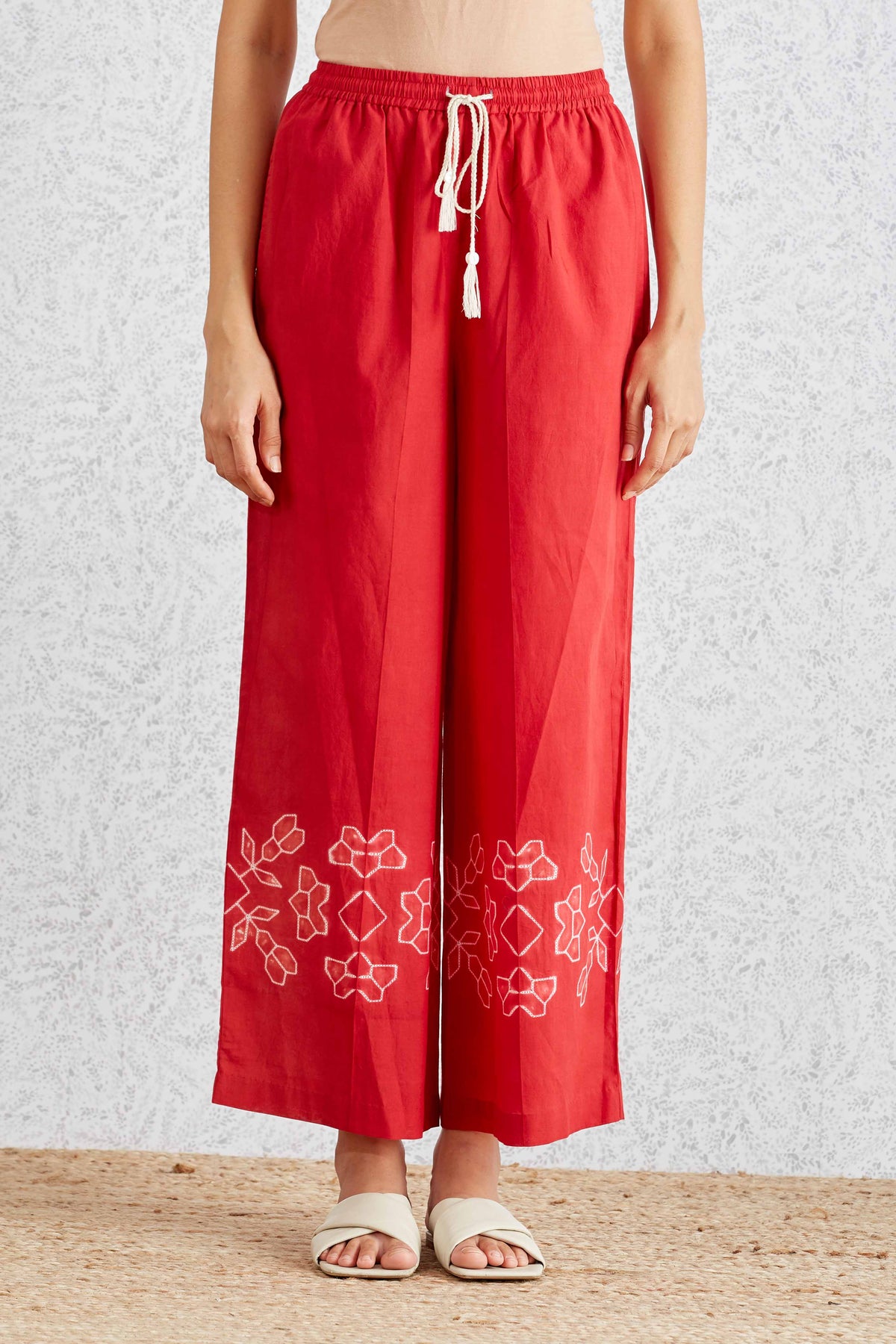 SHIBORI FLORAL PANTS