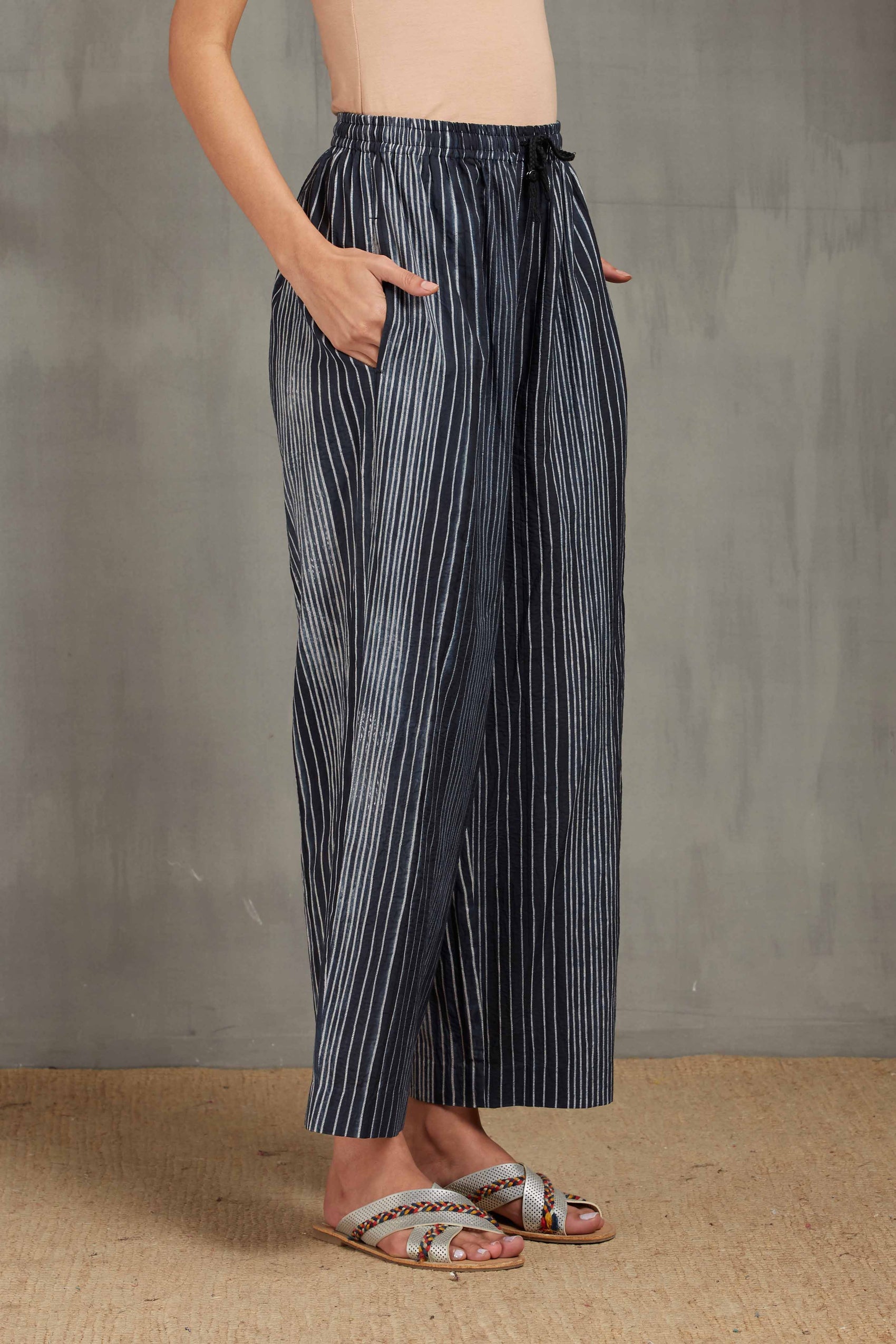 SHIBORI STRIPE PANTS