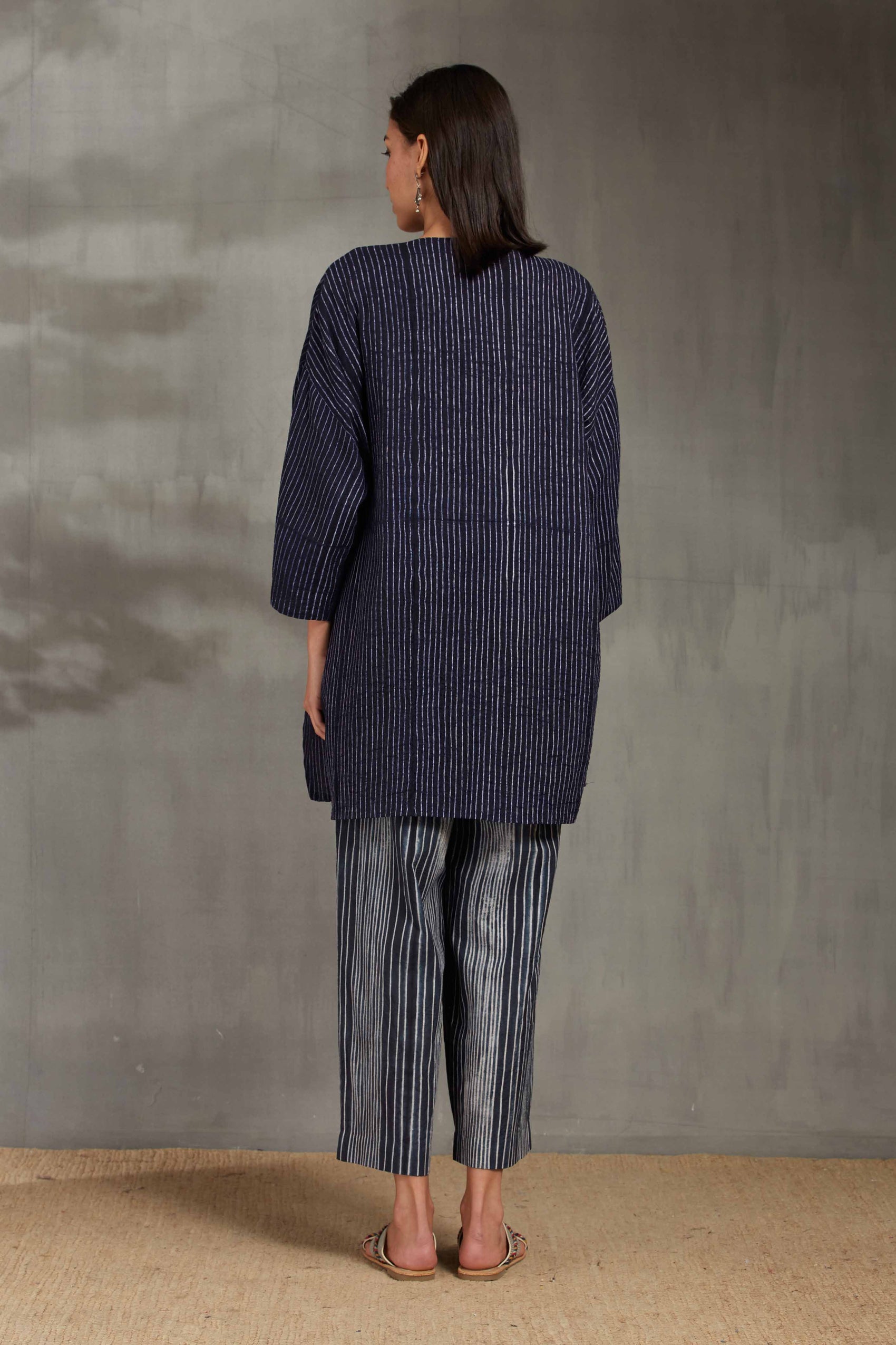 SHIBORI FALL COLLAR JACKET