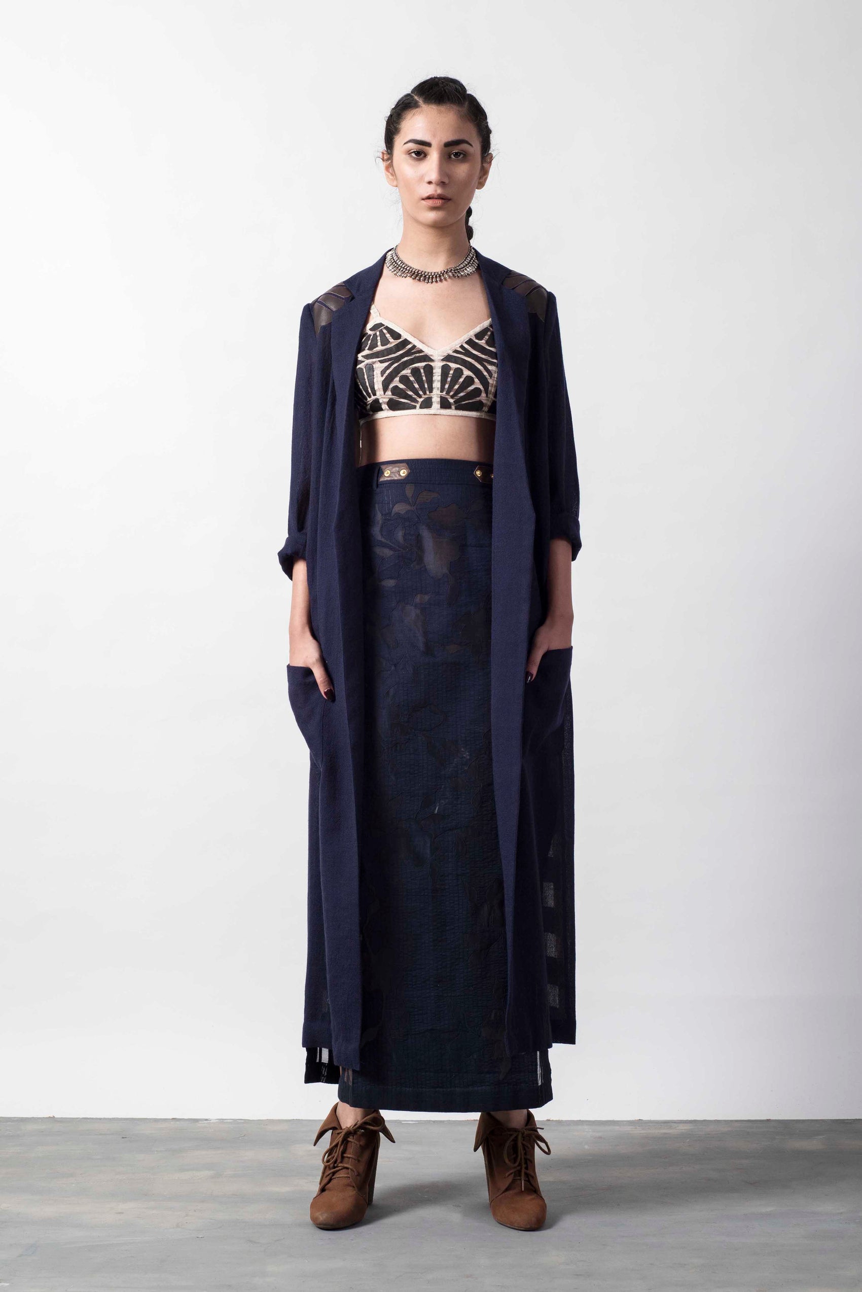 GRAPHIC BACK APLQ JACKET