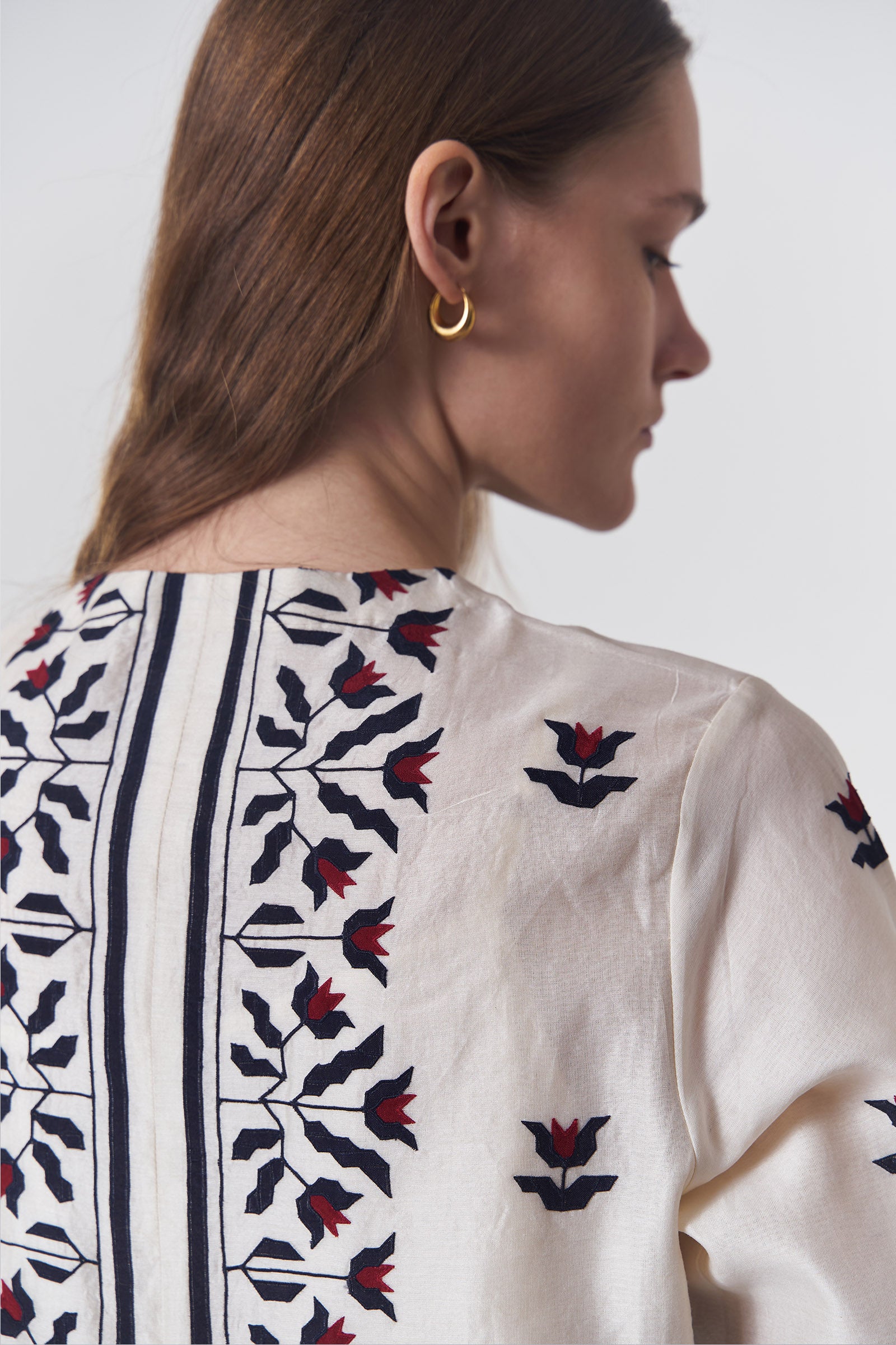 CENTRE SLASH GATHER DRESS