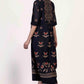 CENTER SLASH GATHER DRESS