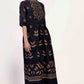 CENTER SLASH GATHER DRESS