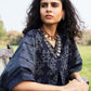 SHIBORI PLEATED KAFTAN