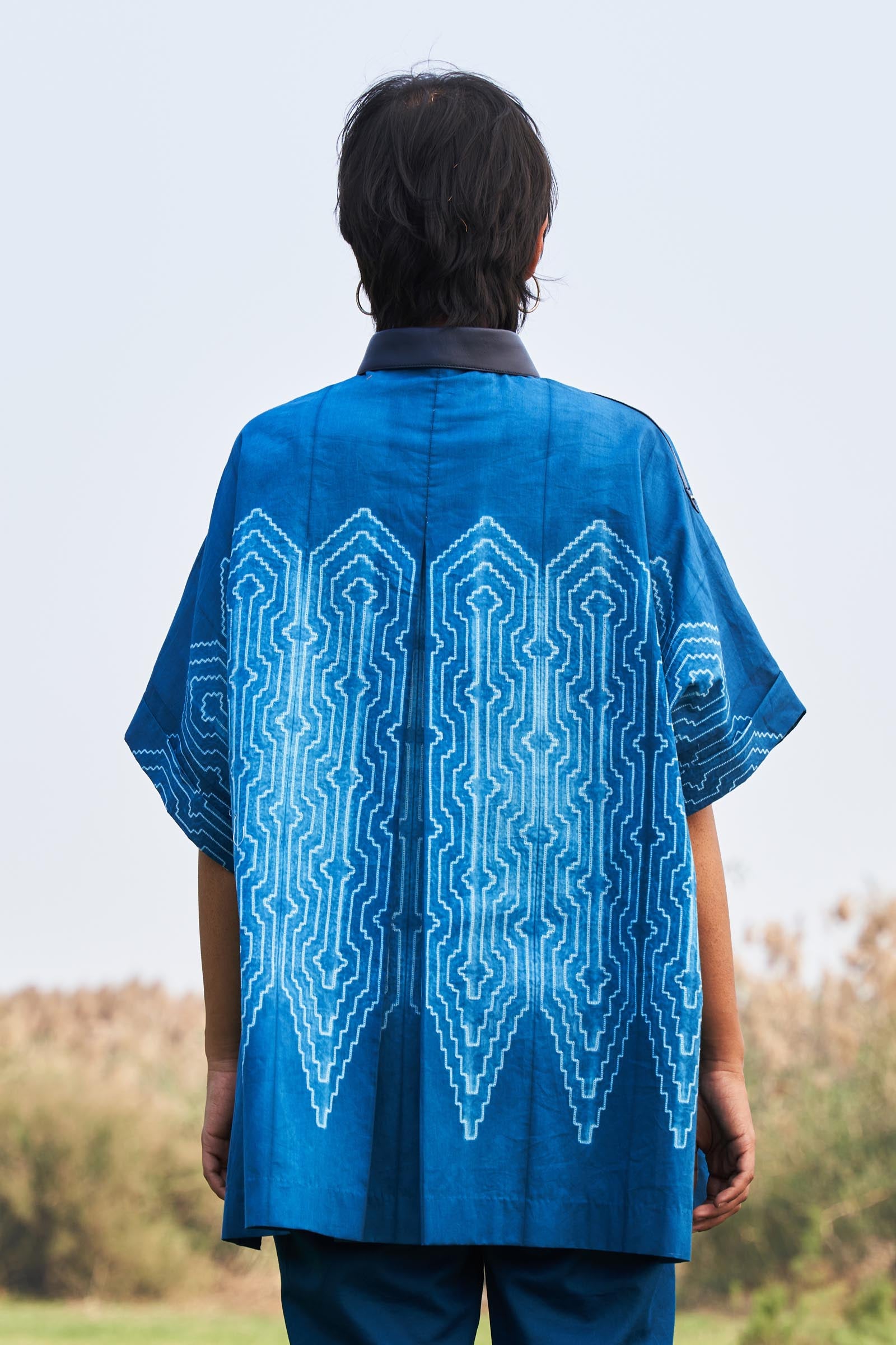 SHIBORI KAFTAN SHIRT