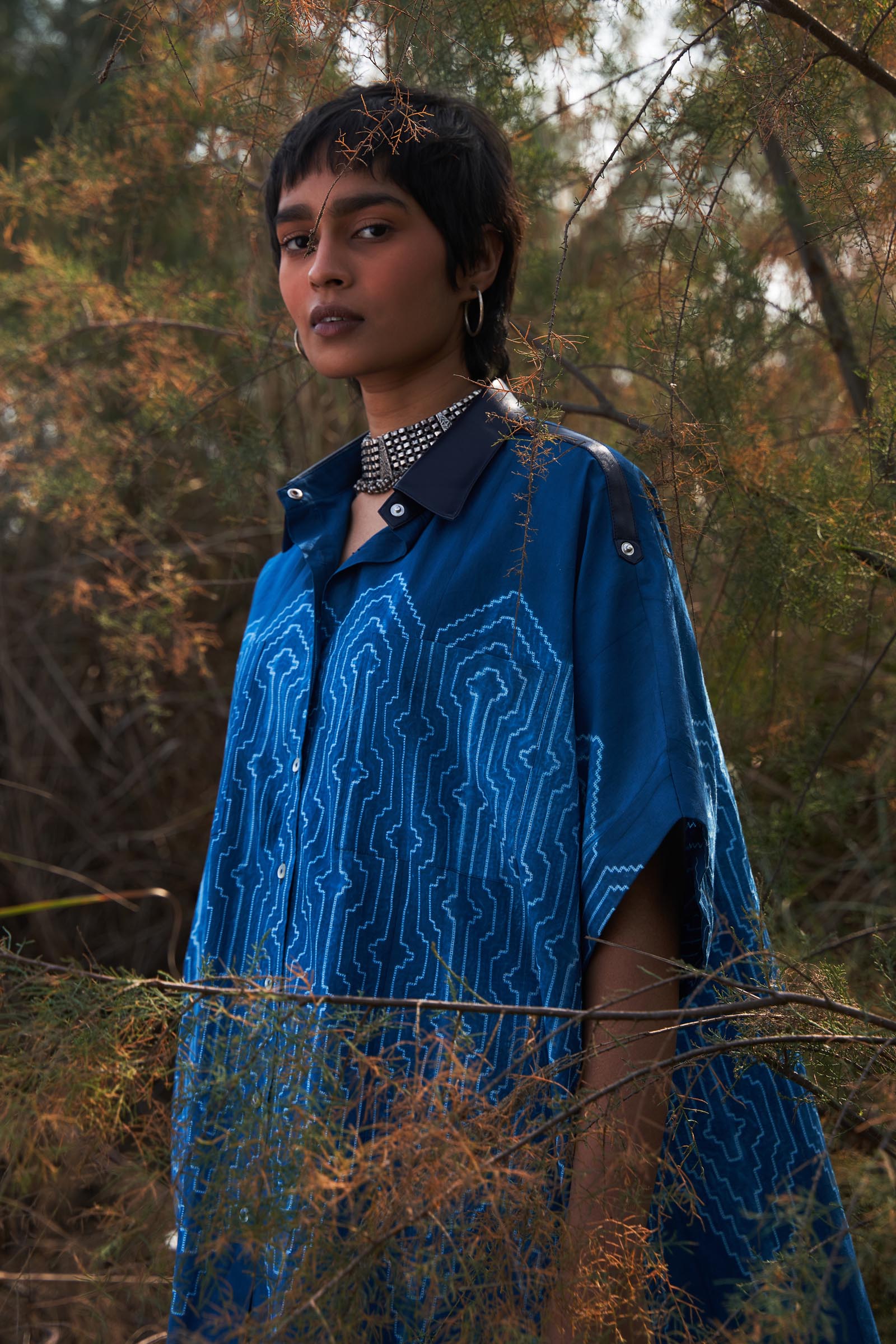 SHIBORI KAFTAN SHIRT