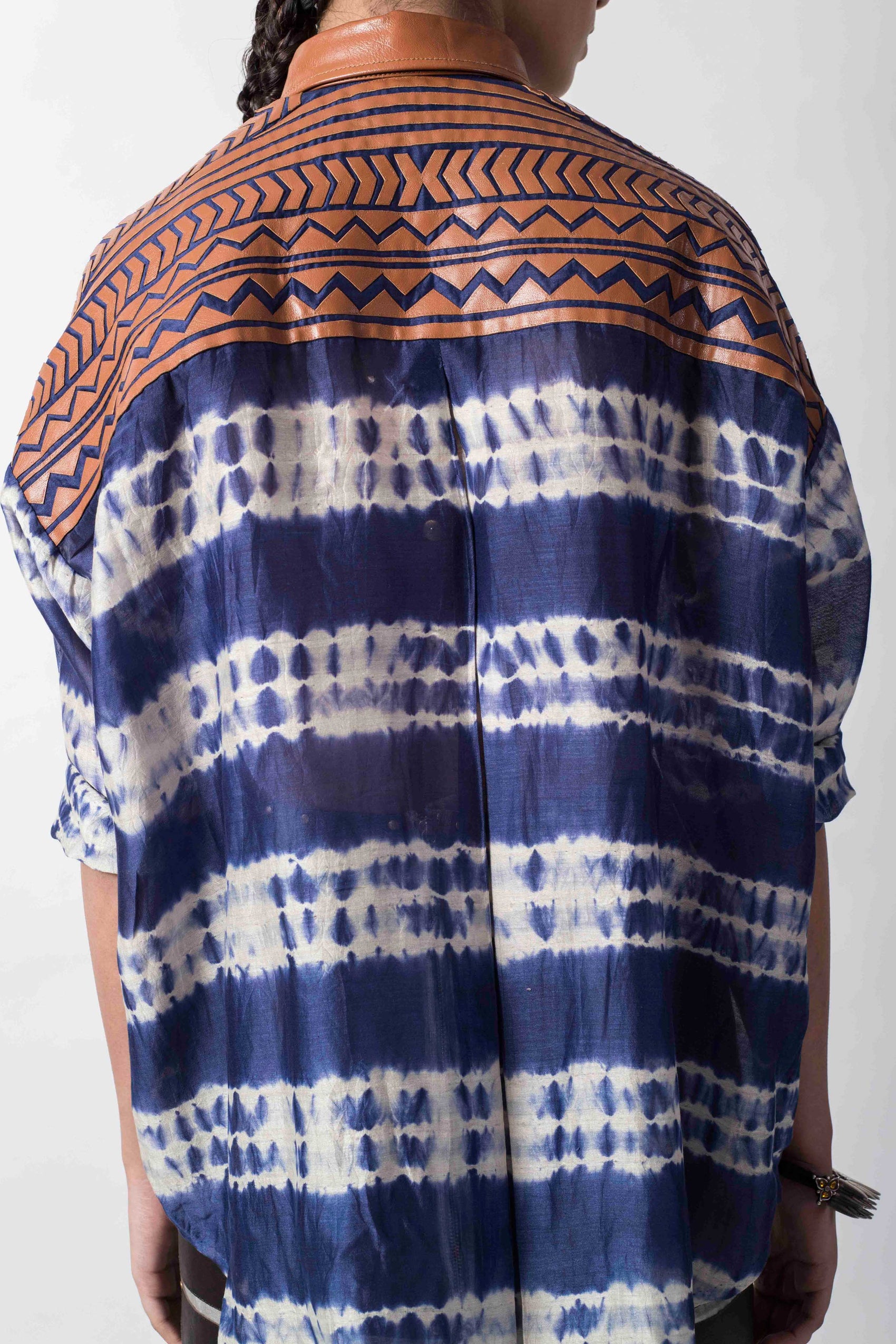 SHIBORI LAPLQ BOX SHIRT