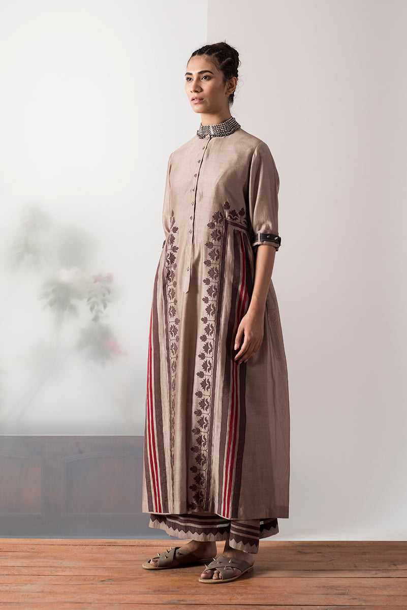SIDE GATHER DRESS