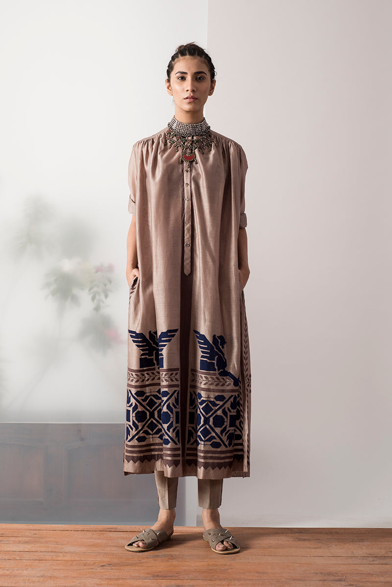 SHOULDER AND YOKE GATHER KAMEEZ