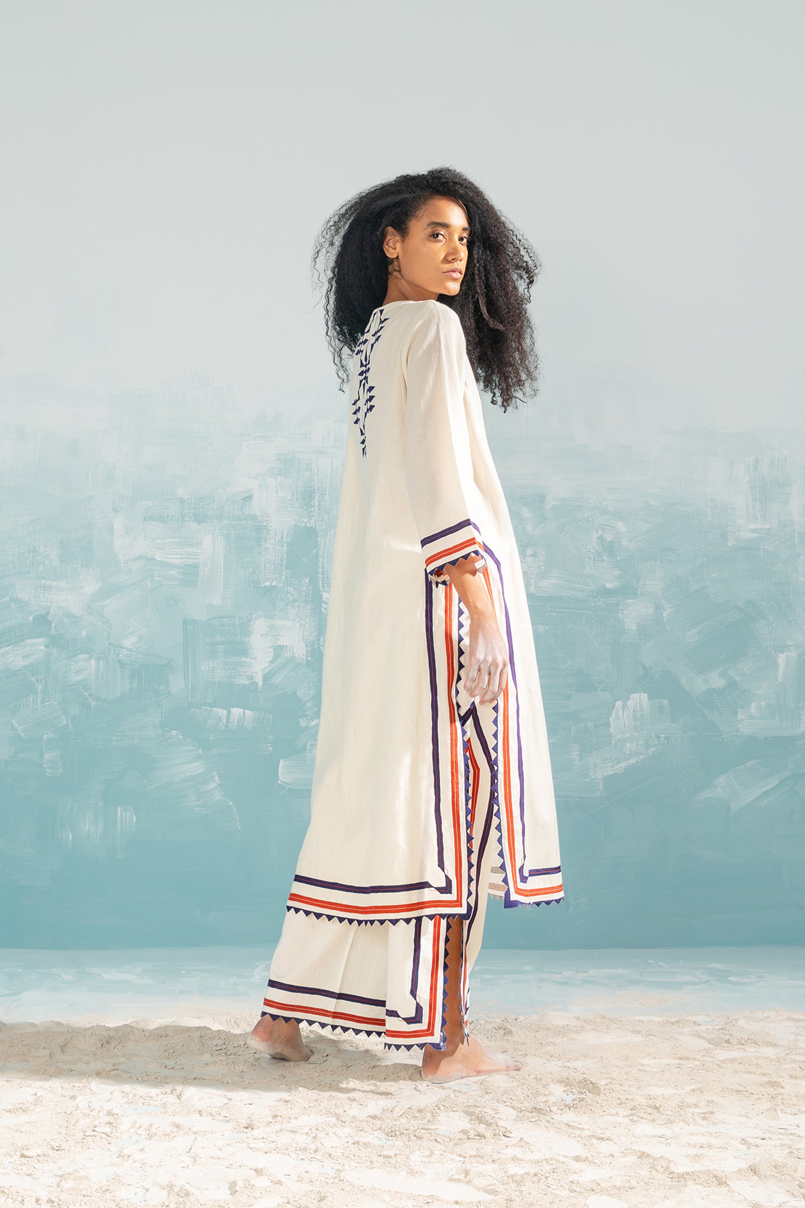 NILE MILD A-LINE KAMEEZ