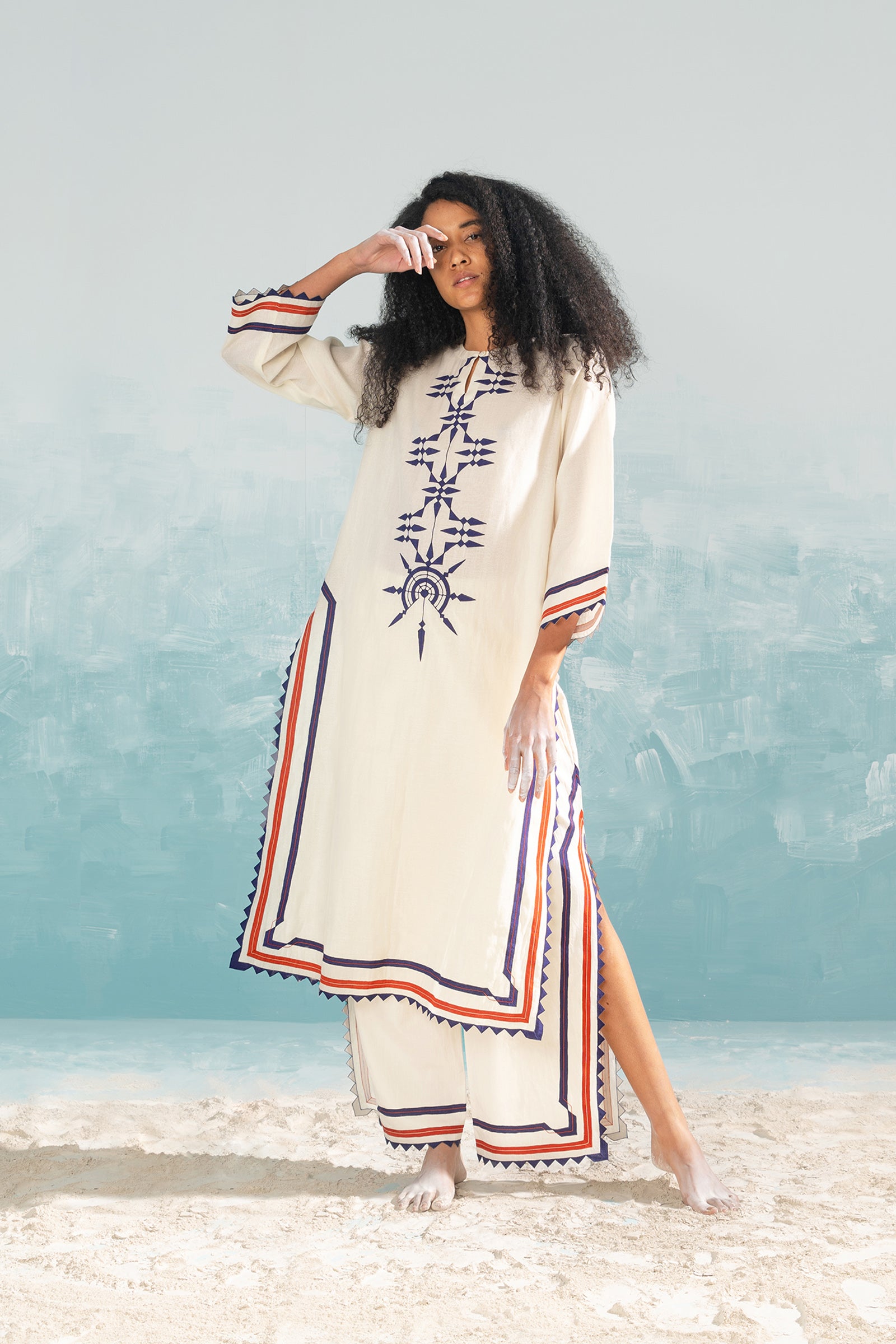 NILE MILD A-LINE KAMEEZ
