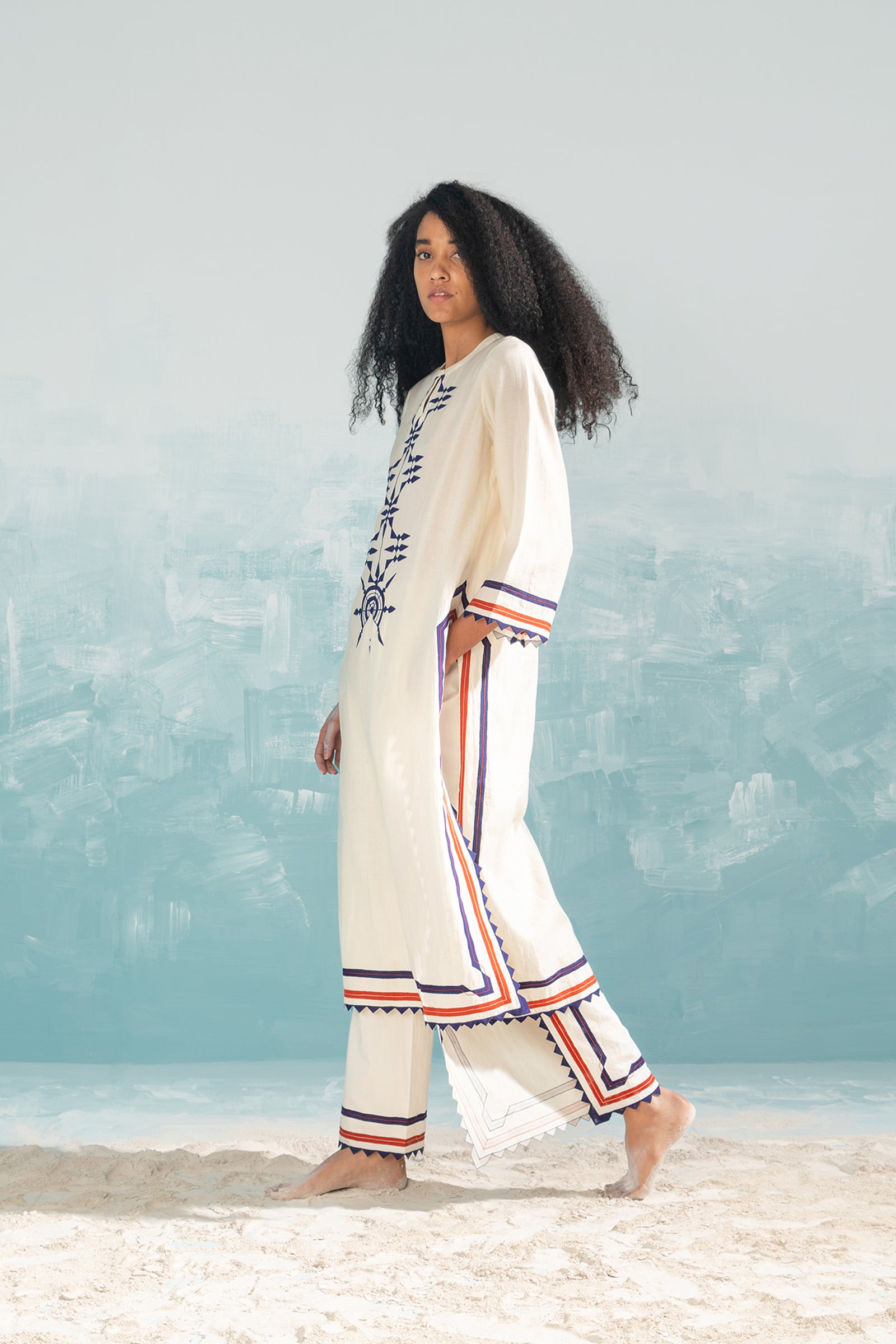 NILE MILD A-LINE KAMEEZ