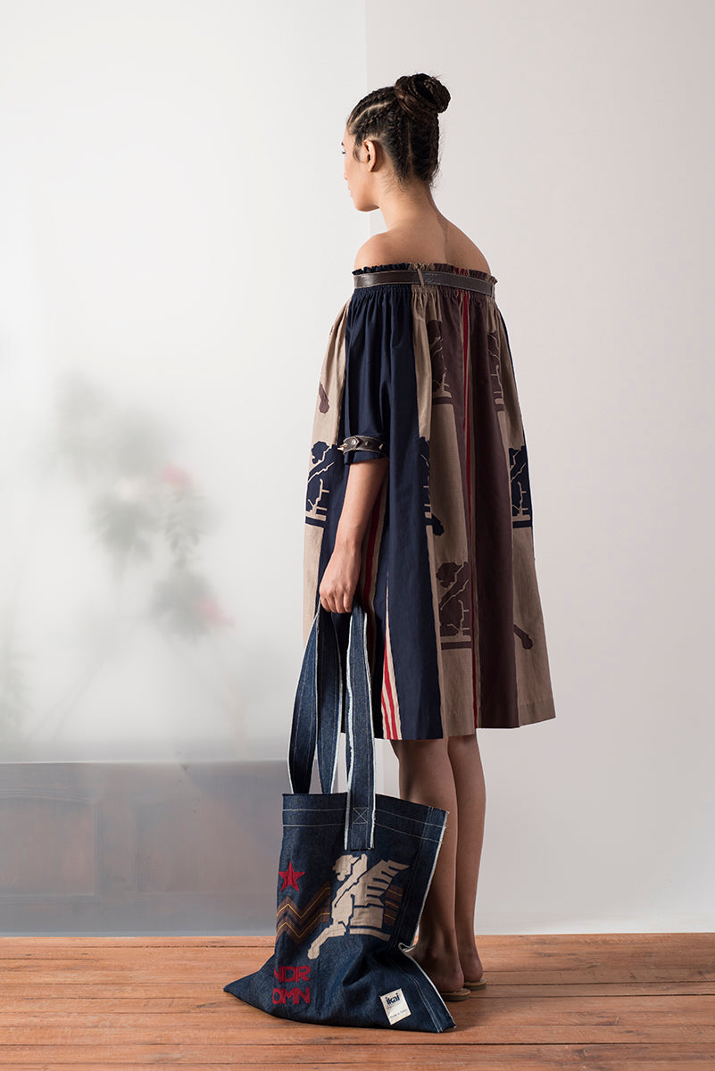 COLD SHOULDER DRESS