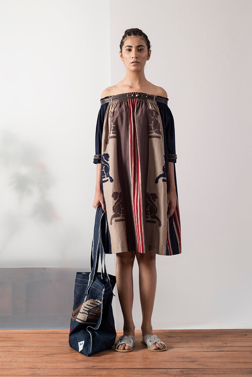 COLD SHOULDER DRESS