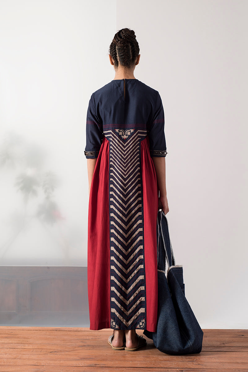 SIDE GATHER DRESS