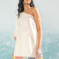 NILE MULTI-APPLIQUE' OFF SHOULDER SHIRT