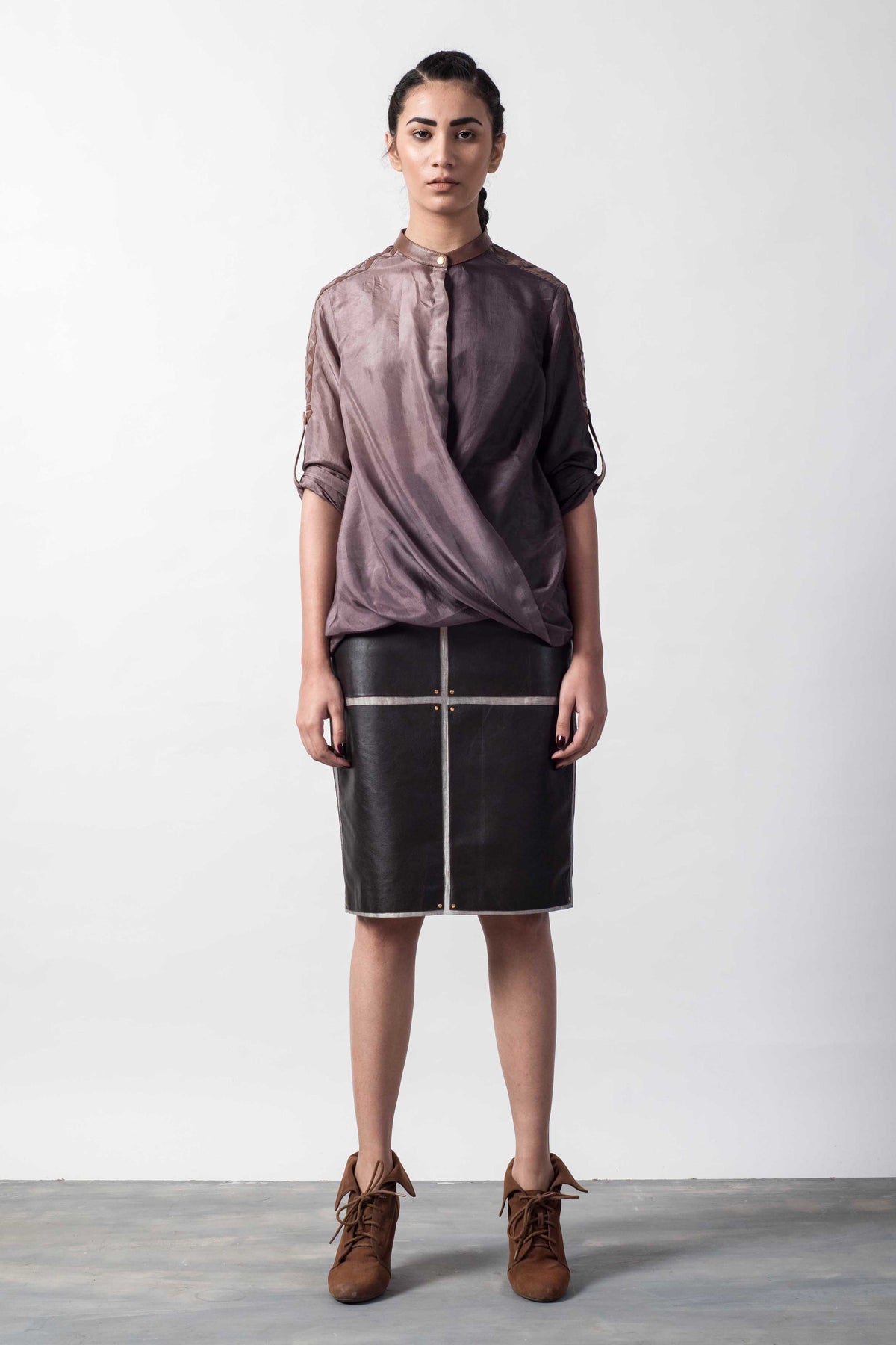OMBRE TWISTED SHIRT