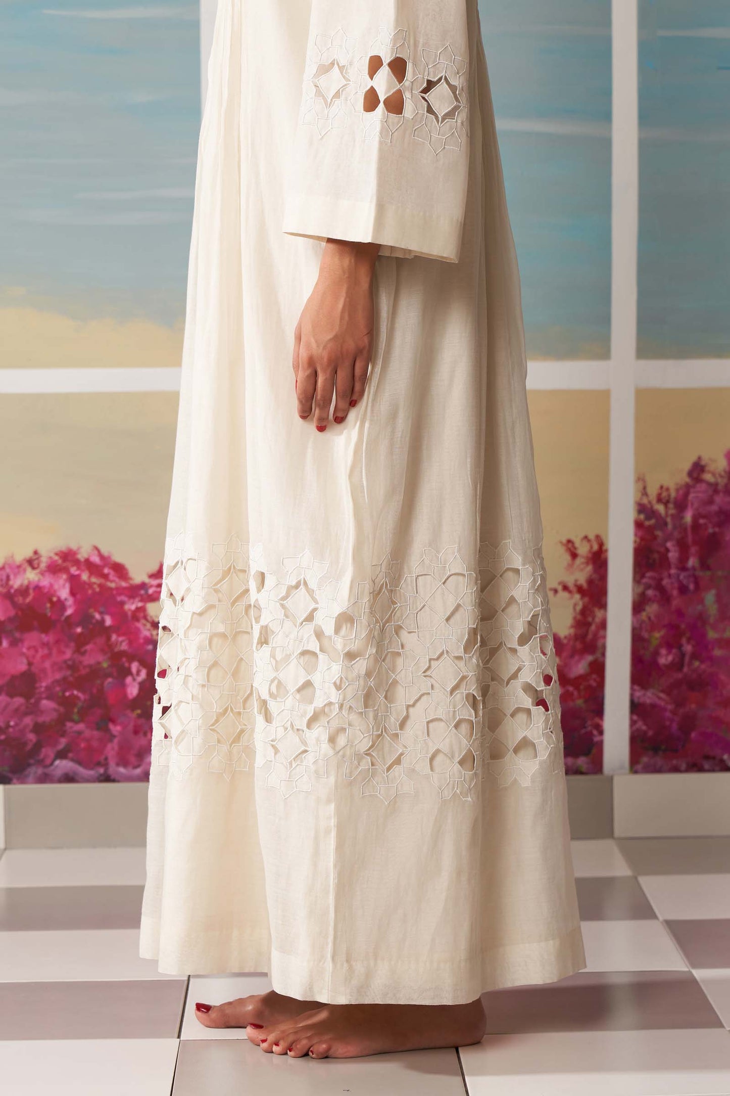 SUPER PLEATED DRESS