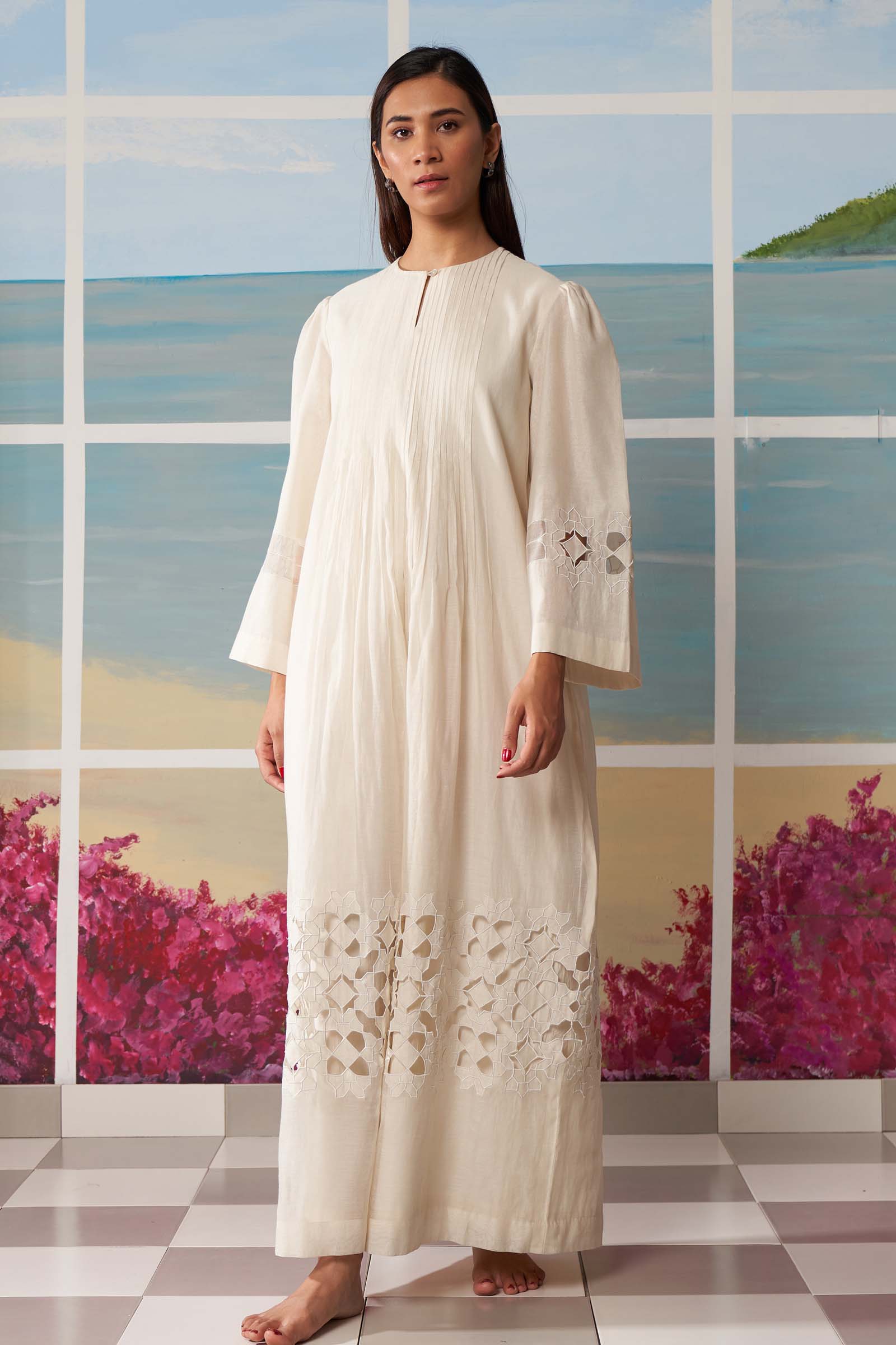 SUPER PLEATED DRESS