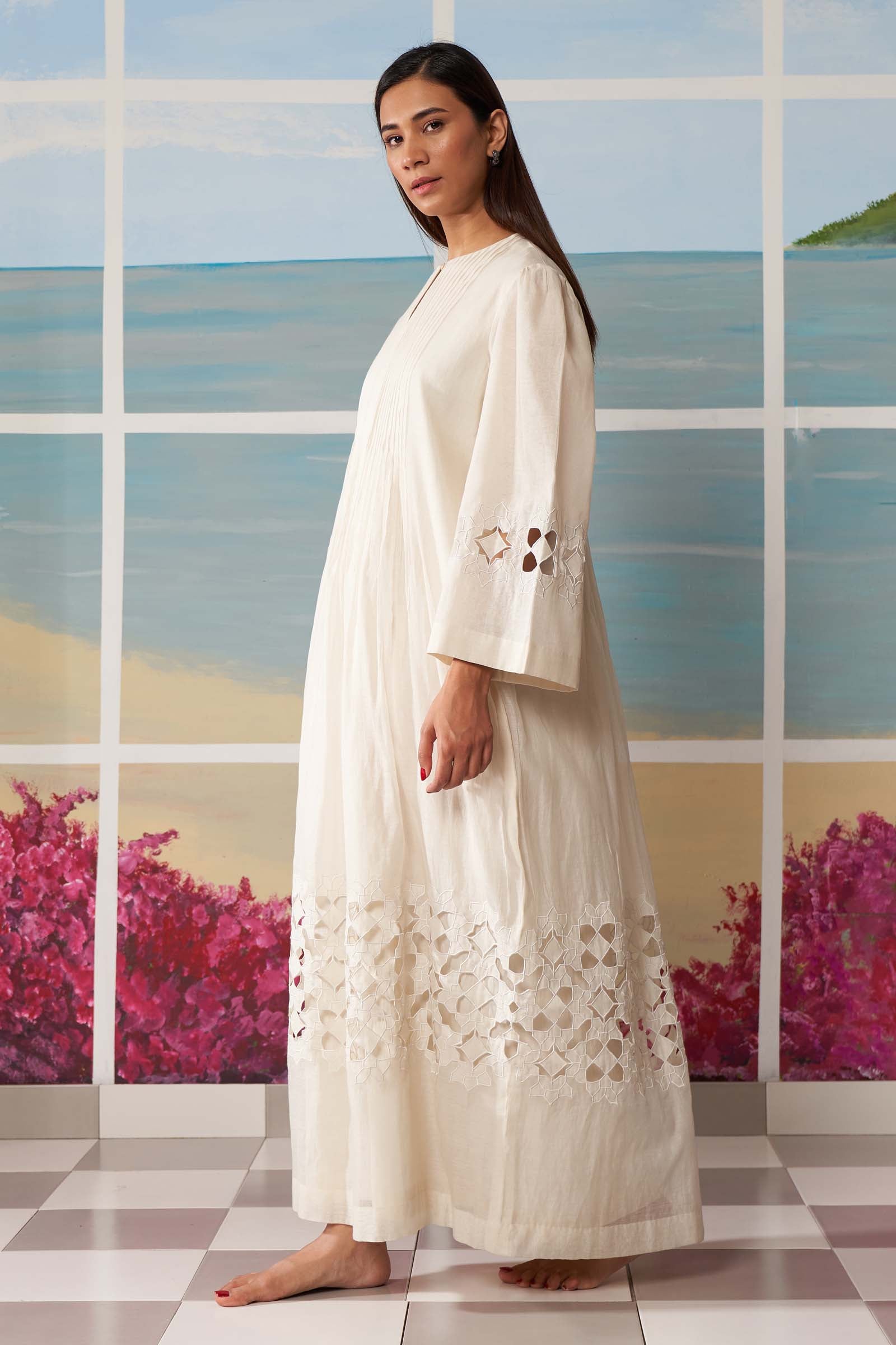 SUPER PLEATED DRESS