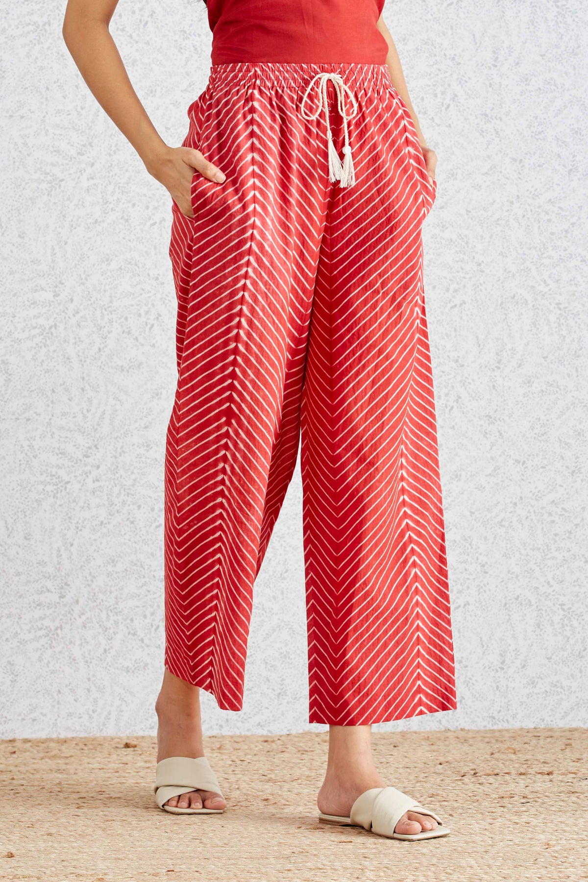 SHIBORI STRIPE PANTS
