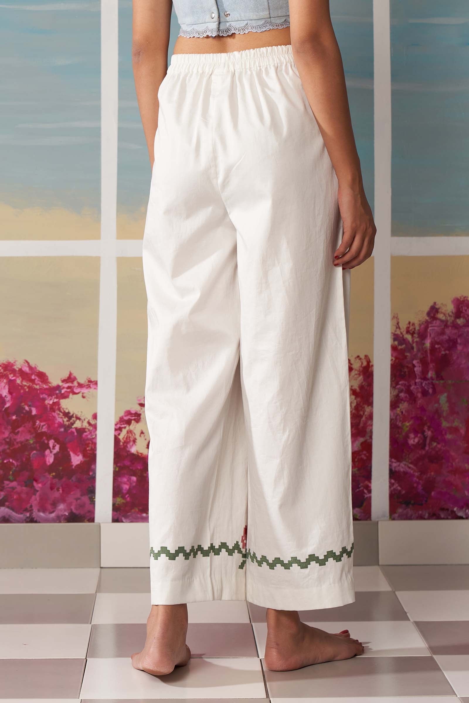 APPLIQUÉ PANT (PINK)