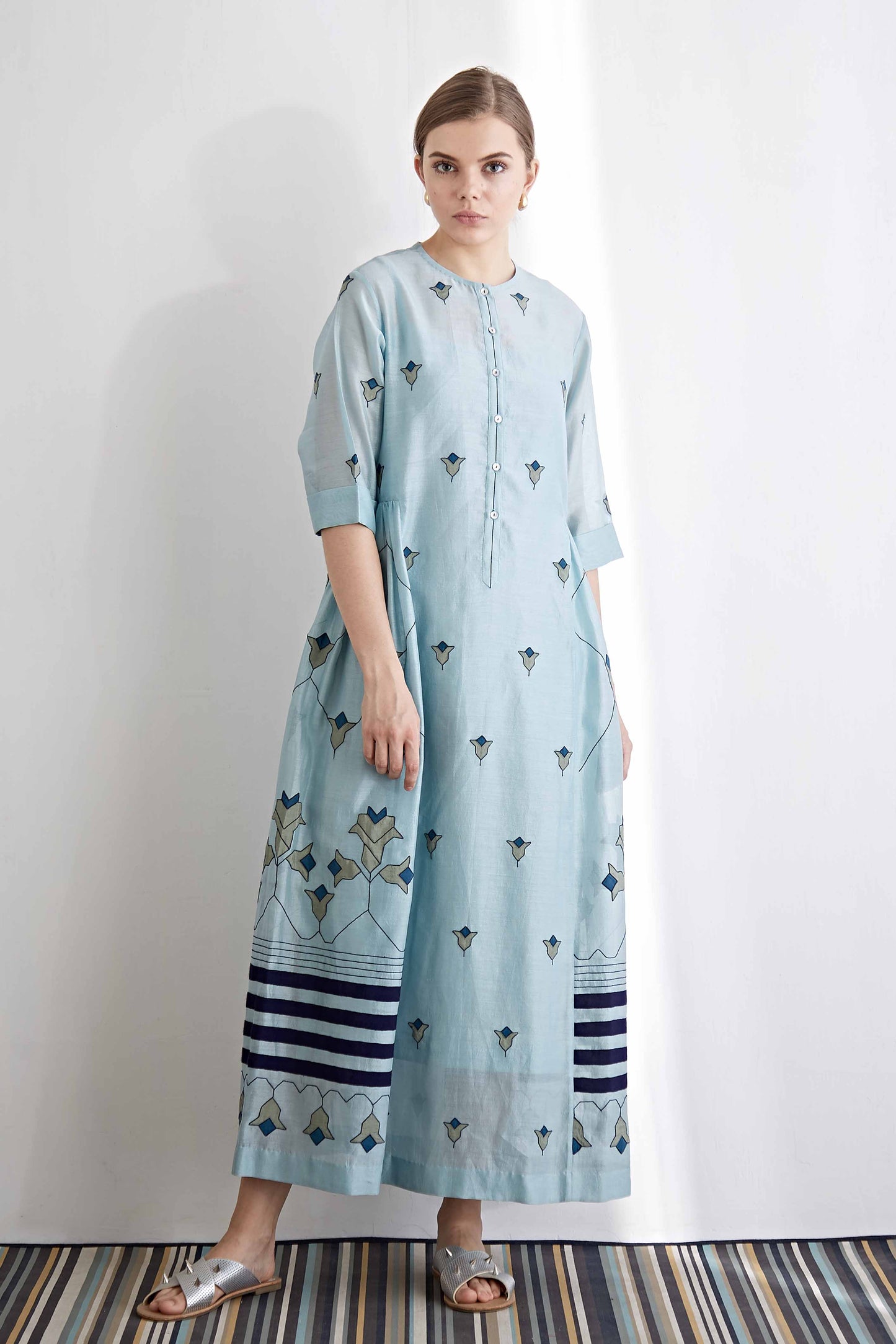 SIDE GATHER DRESS