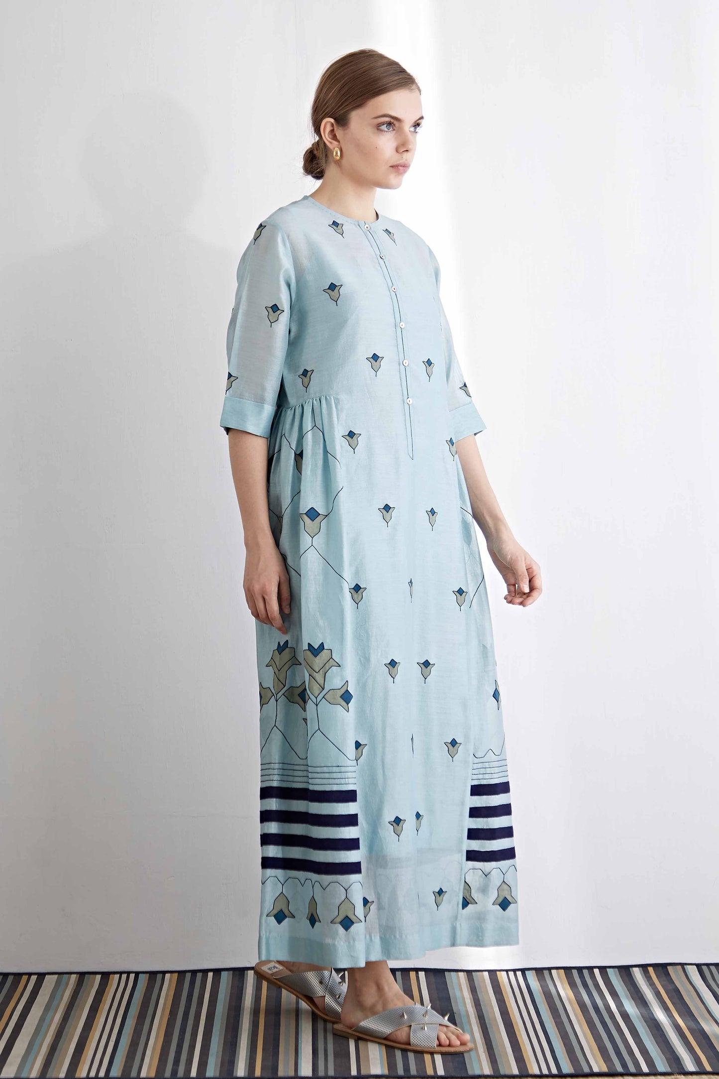 SIDE GATHER DRESS