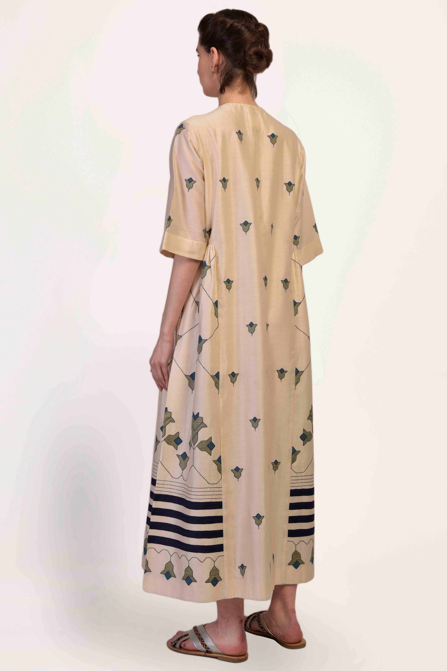 SIDE GATHER DRESS